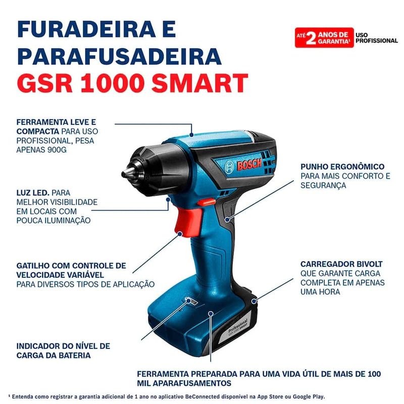 Furadeira-Parafusadeira-1-4--12V-1-Bat-GSR1000-com-Maleta-Bosch