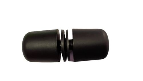 Puxador Cartucho para Box 22mm AlumÍnio Preto