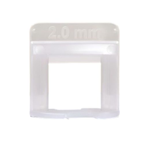 Espaçador para Nivelamento Clip Branco 2mm c/ 100 Peças Promax