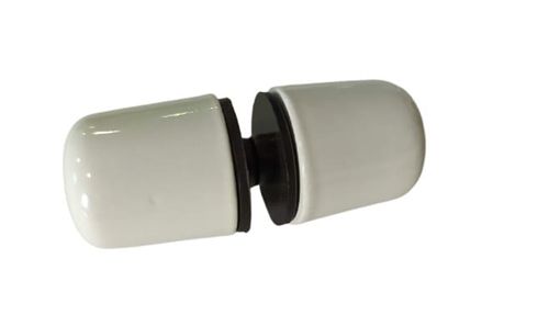 Puxador Cartucho para Box 22mm AlumÍnio Branco