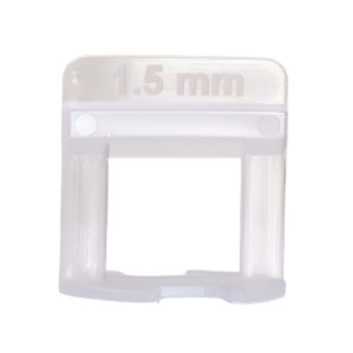 Espaçador para Nivelamento Clip Branco 1,5mm c/ 500 Peças Promax