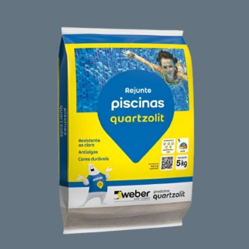 Rejunte Piscina Azul Cobalto 5kg Quartzolit