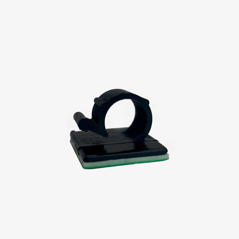 Clip-Adesivo-13mm-Preto-Sforplast-25-Pecas