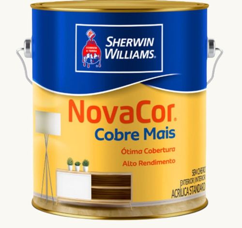 Tinta Standard Acrílica Fosco Novacor Cobre Mais Branco 3,6L