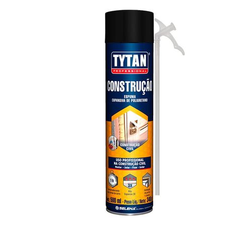 Espuma Expansiva Construção 340g / 500ml Tytan