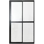 Porta-de-Correr-2-Folhas-Linha-Max-Aluminio-Preto-210x150cm