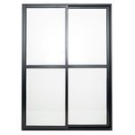 Porta-de-Correr-2-Folhas-Linha-Max-Aluminio-Preto-210x150cm