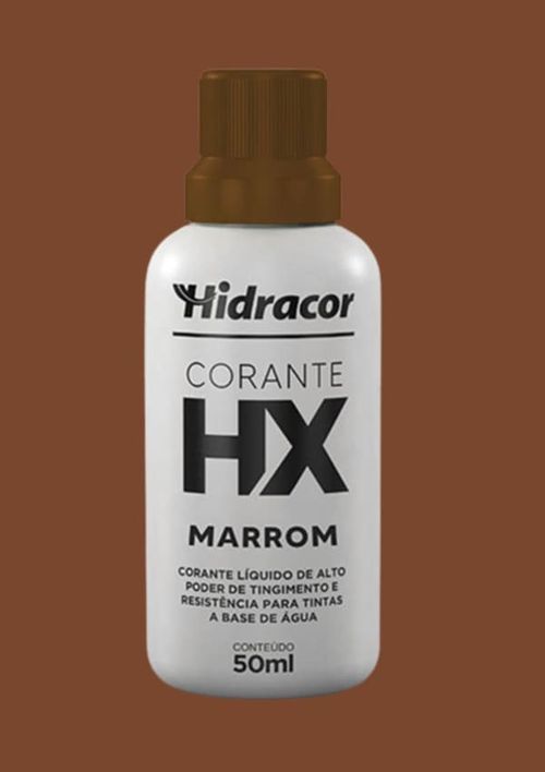 Corante Líquido Marrom 50ml Hidracor