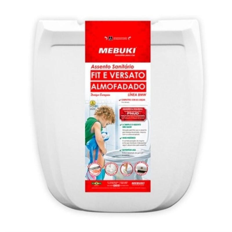 Assento-Sanitario-Almofadado-Fit-Polipropileno-Quadrado-Branco