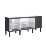 Gabinete-para-Cozinha-Cisne-195x515x86cm-MDP-MDF-Preto