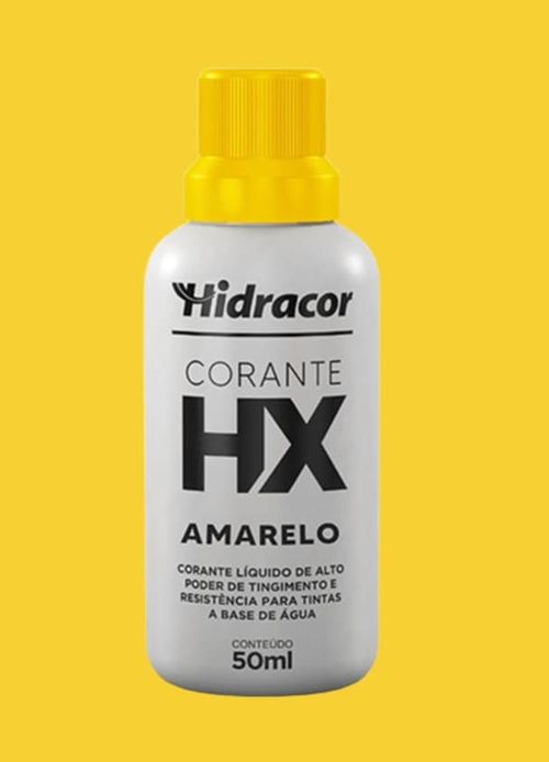 Corante Líquido Amarelo 50ml Hidracor