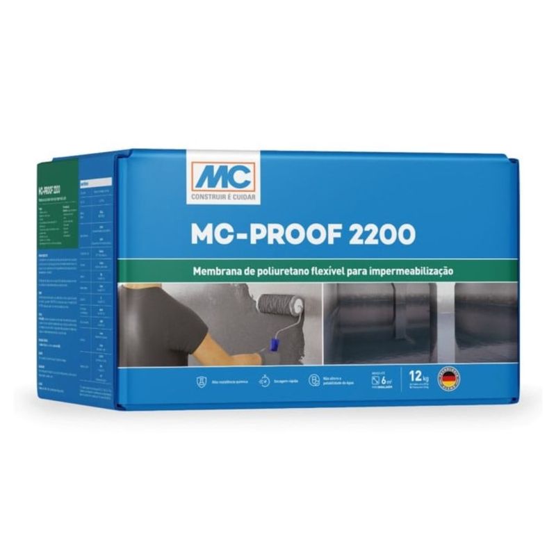 Membrana-Poliuretano-Impermeabilizante-McProof-2200-12Kg-Mc-Bauchemie