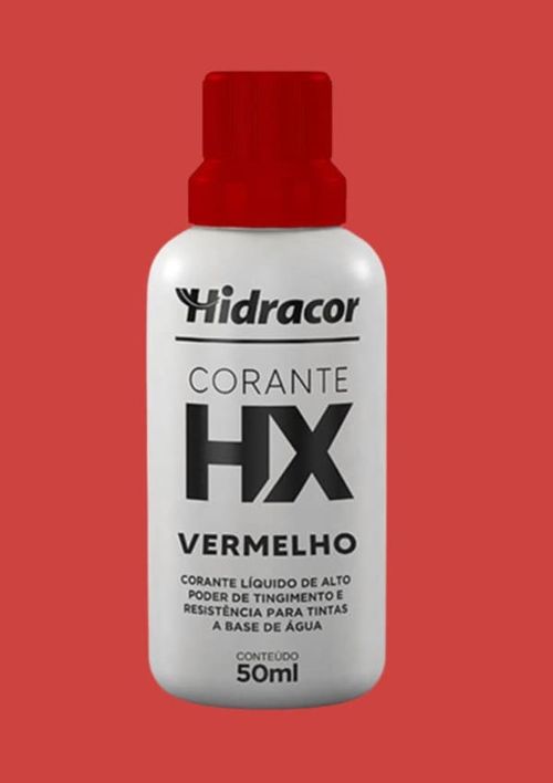 Corante Líquido Vermelho 50ml Hidracor