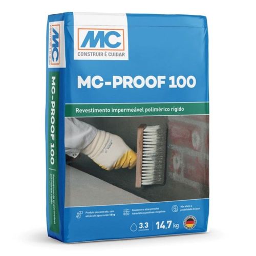 Argamassa Polimérica Semi Flexível McProof 100 14,7Kg Mc Bauchemie