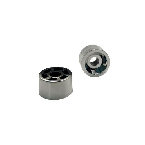 Suporte de Prateleira Redondo 10mm Metalizado 20 Peças