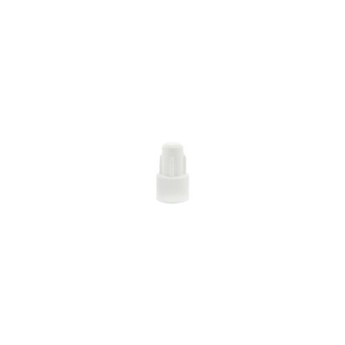 Suporte de Prateleira Macho 6x8mm Branco 20 Peças