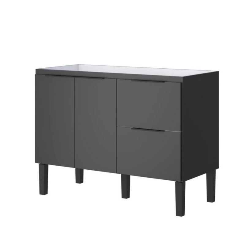 Gabinete-para-Cozinha-Cisne-115x515x86cm-MDP-MDF-Preto