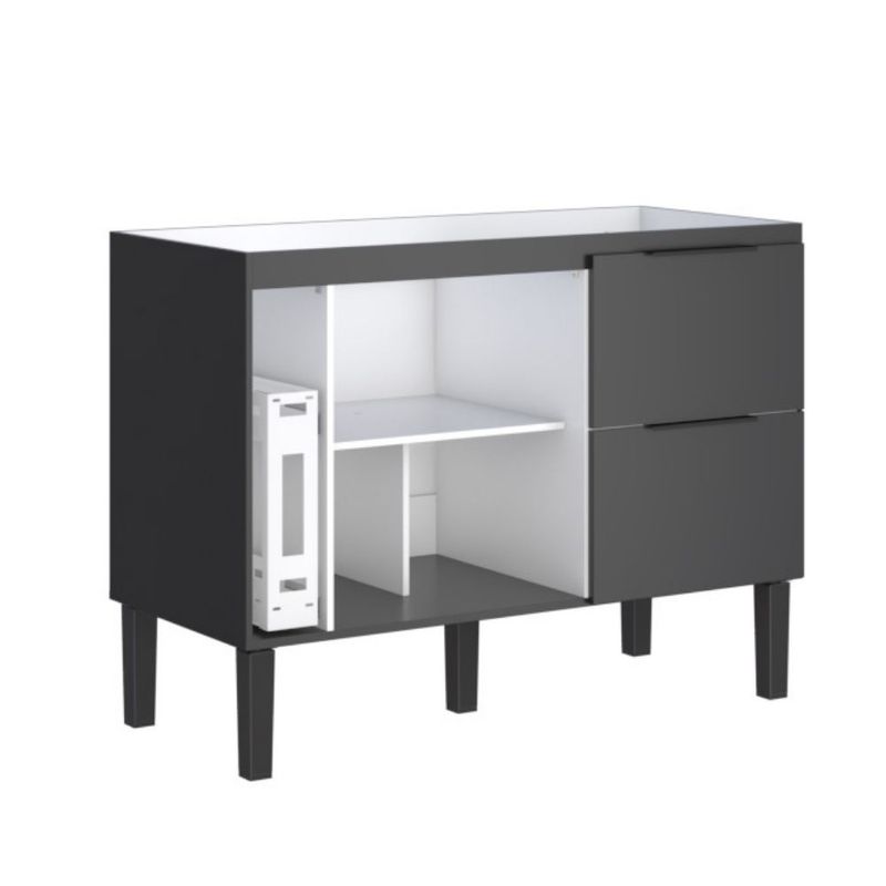 Gabinete-para-Cozinha-Cisne-115x515x86cm-MDP-MDF-Preto