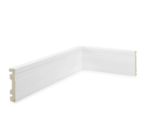 Rodapé Alizar Frisado Branco 7x240cm