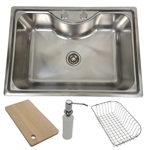 Cuba de Sobrepor Retangular 65x45x22cm Aço Inox Fabrinox Gourmet