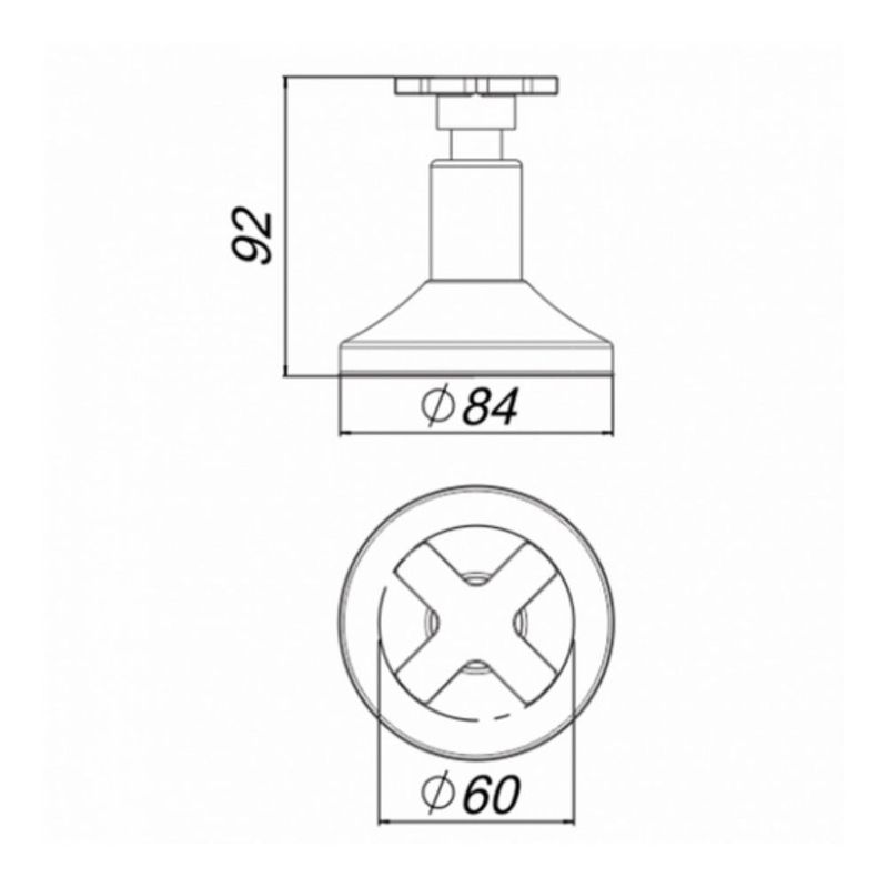 Acabamento-Registro-Base-Universal-Gaveta-Pressao-1-2--3-4--Ella-Metal