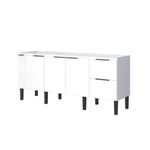 Gabinete-para-Cozinha-Cisne-195x515x86cm-MDP-MDF-Branco