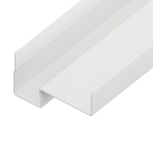 Perfil Leito para Vidro Branco Rupia Fit 118,5cm