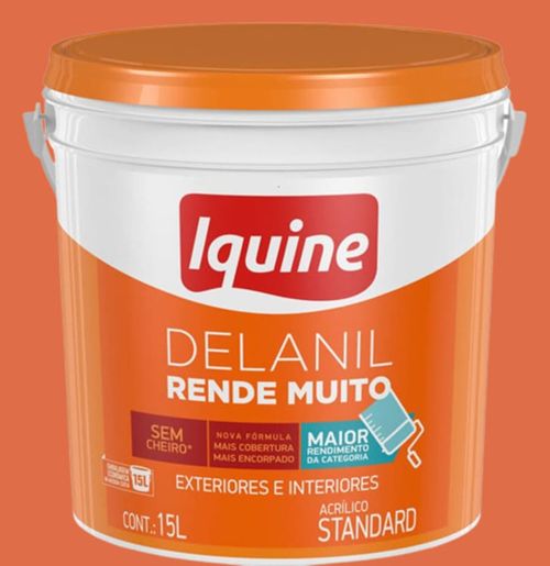 Tinta Standard Acrílica Fosco Delanil Carangueijo 15L Iquine