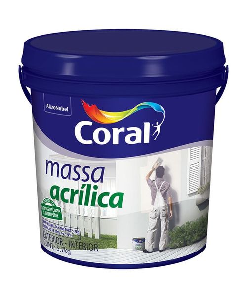 Massa Acrílica 5,7Kg Coral