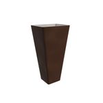 Cone-Funil-Aluminio-para-Corrente-Marrom-15cm-BellaCalha