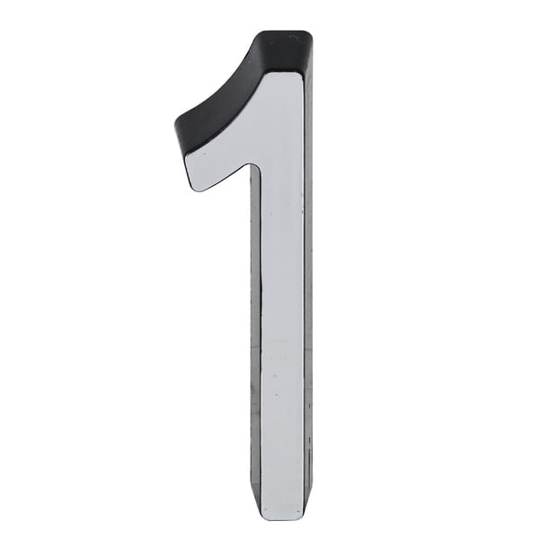 Numero-1-Plastico-Preto-Cromado-8cm