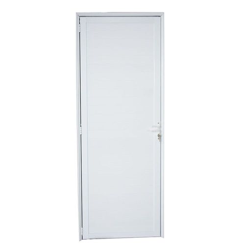 Porta Lambril Fortsul Alumínio Branco com Fechadura Direito 210x80cm