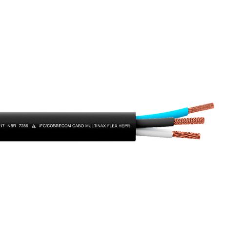 Cabo PP 3X4mm² 0,6/1KV Cobrecom por Metro