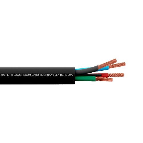 Cabo PP 4X4mm² 0,6/1KV Cobrecom por Metro