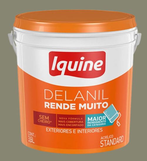 Tinta Standard Acrílica Fosco Delanil Concreto 3,6L Iquine