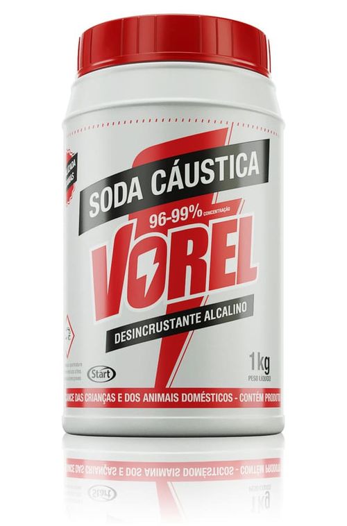 Soda Cáustica Vorel 1Kg Start