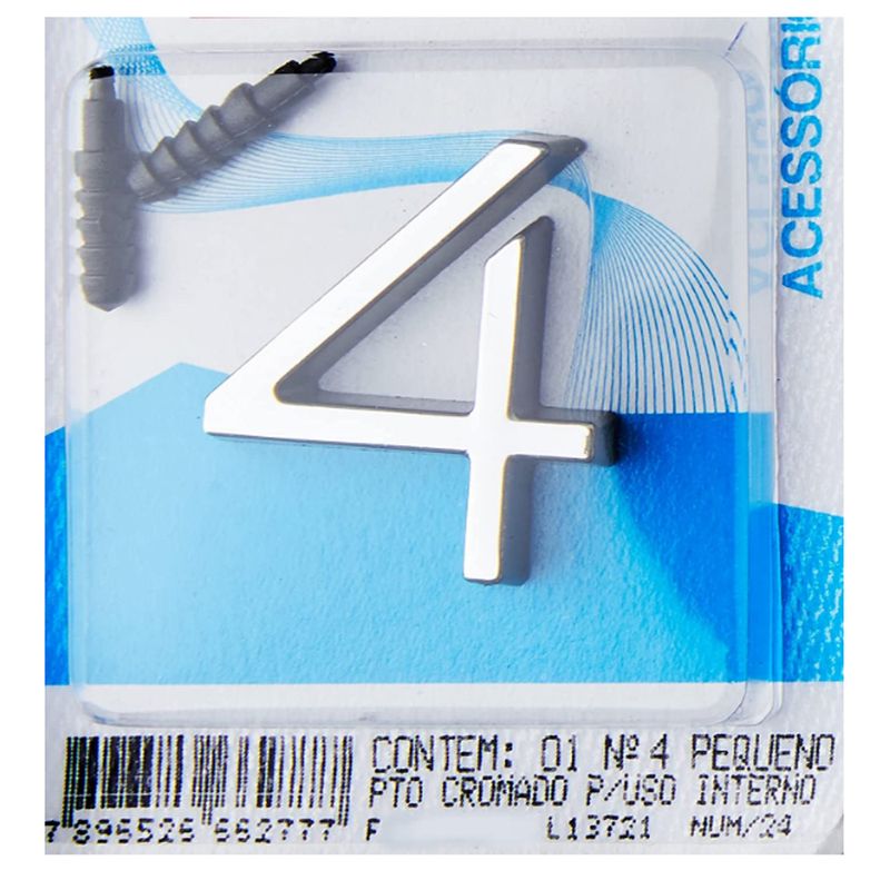 Numero-4-Plastico-Preto-Cromado-4cm