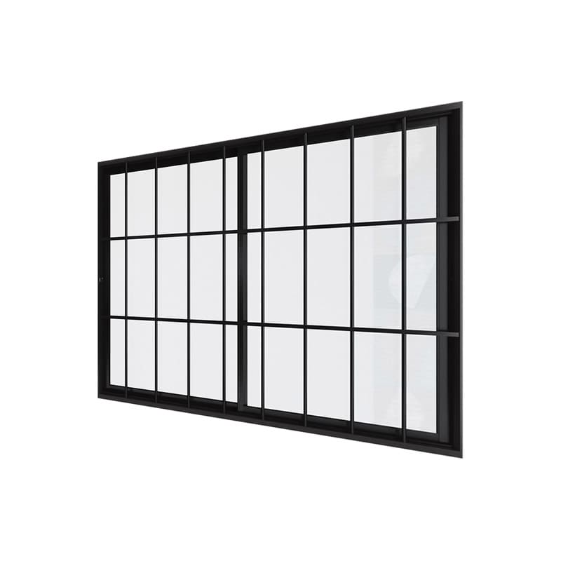 Janela-2-Folhas-Moveis-Vlis-Aluminio-Preto-com-Grade-80x80cm