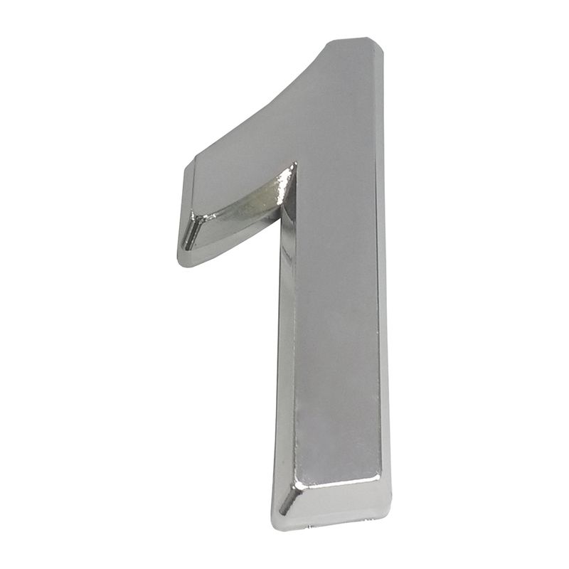 Numero-1-Plastico-Abs-Cinza-Cromado-148cm