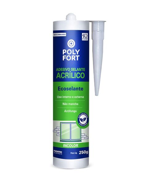 Selante Polyfort Ecoselante Incolor 250g Pulvitec