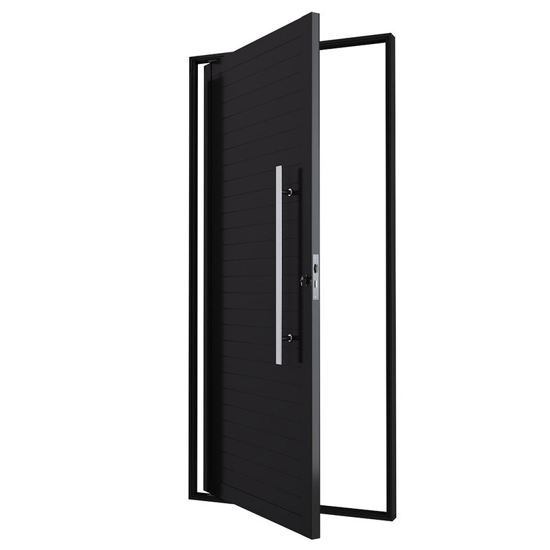 Porta-Pivotante-Fortsul-Aluminio-Preto-com-Puxador-Esquerdo-210x100cm