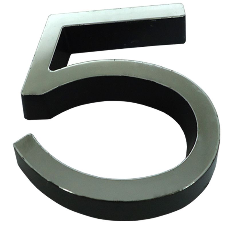 Numero-5-Plastico-Preto-Cromado-4cm