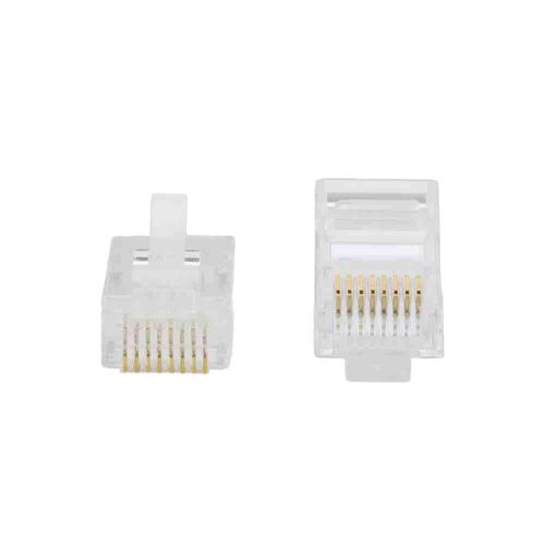 Conector RJ45 Cat6 50U com 10 Peças