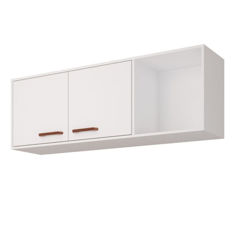 Armario-Aereo-para-Cozinha-Silm-113x40x30cm-MDF-Branco