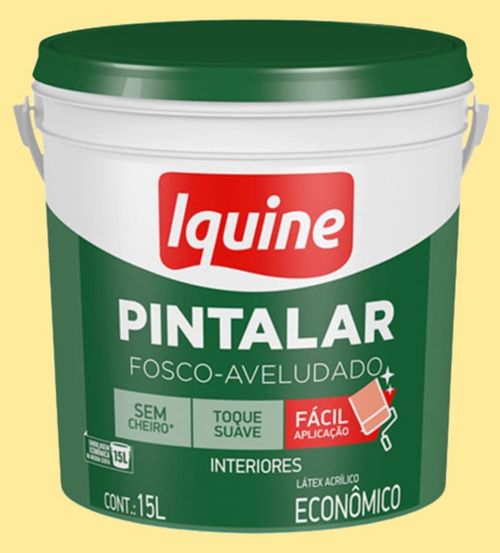 Tinta Econômica Acrílica Fosco Pintalar Tucunaré 15L Iquine