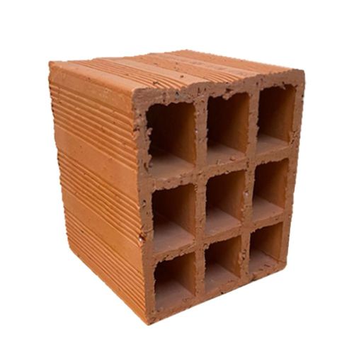 Bloco Cerâmico de Vedação 9 Furos 11,5x14x11,5cm Nova União