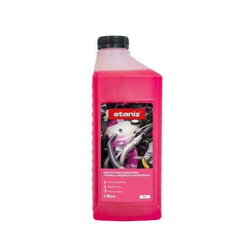 Aditivo Radiador Concetrado Tropical Orgânico Rosa 1 Litro Etaniz