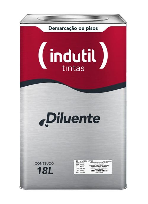 Diluente para Tinta de Demarcação 18L Indusolve