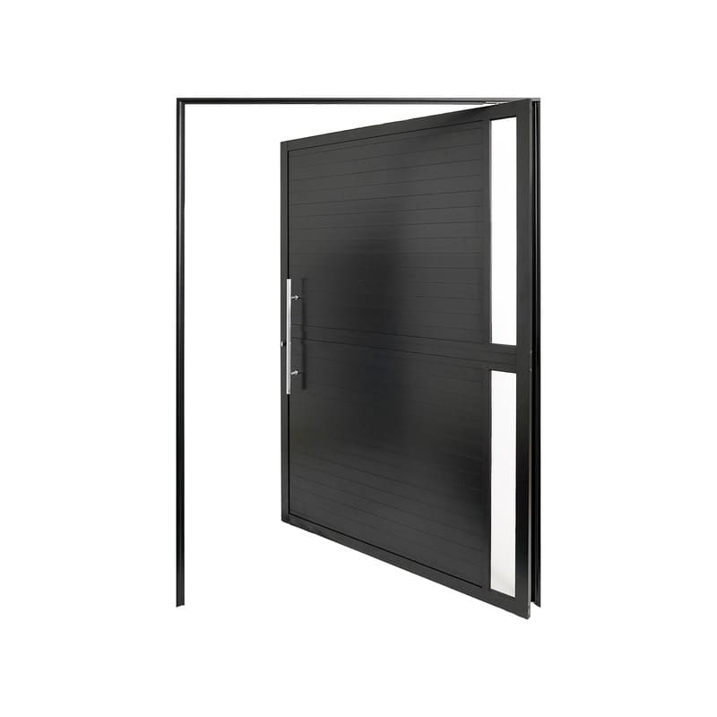 Porta-Pivotante-Seteira-Premium-Aluminio-Preta-Direito-210x100cm