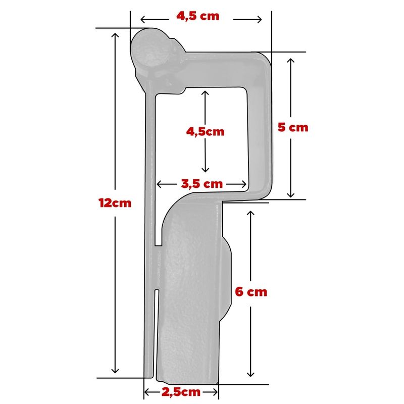 Porta-Cadeado-para-Portao-N°2-43x38mm-Cadeados-de-30mm-Preto